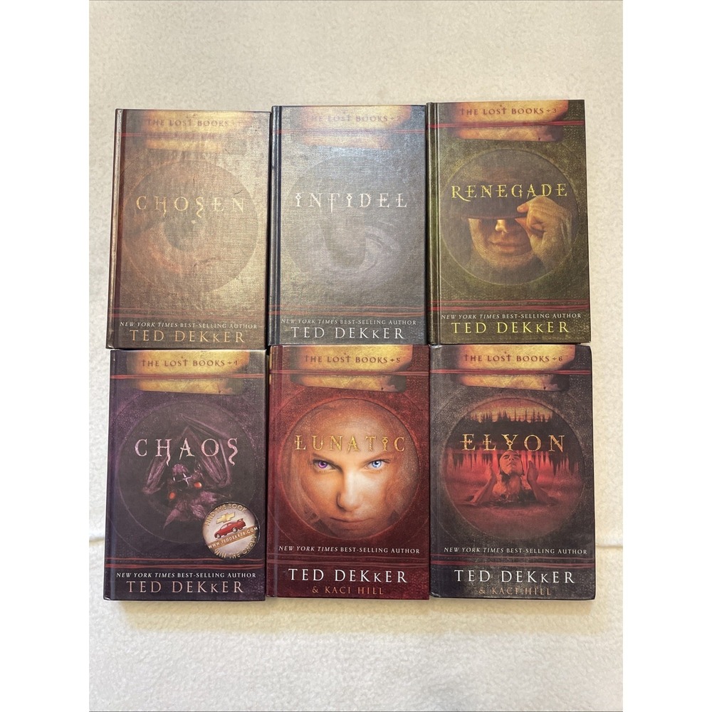 Ted Dekker The Lost Books 1-6 COMPLETE SET Fantasy History Chronicles Hardcover